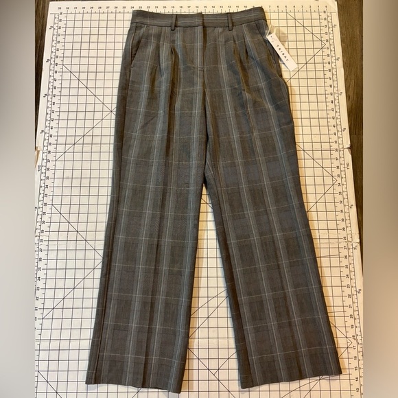 NWT Tribal Women’s Size 8 Bluestone Plaid Trousers - Picture 1 of 12